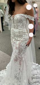 Davids Bridal 'MBSWG899' wedding dress size-04 NEW