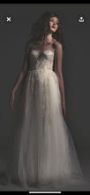 Load image into Gallery viewer, Sarah Seven &#39;Poe&#39; size 6 used wedding dress front view on model

