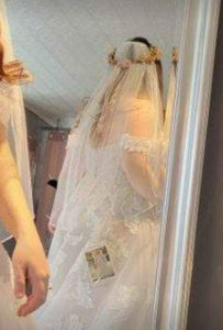 Stella York '7115' wedding dress size-12 NEW