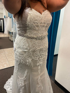Christina Wu '29328' wedding dress size-16W NEW