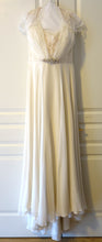 Load image into Gallery viewer, Jenny Packham &#39;Aspen&#39; size 10 used wedding dress front view on hanger
