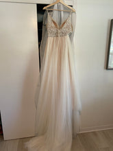 Load image into Gallery viewer, Maggie Sottero &#39;Charlene&#39; size 6 used wedding dress back view on hanger
