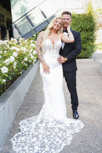 Enzoani '31-Oliviana' wedding dress size-08 PREOWNED