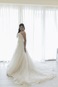 sophia tolli 'Y11866' wedding dress size-10 PREOWNED