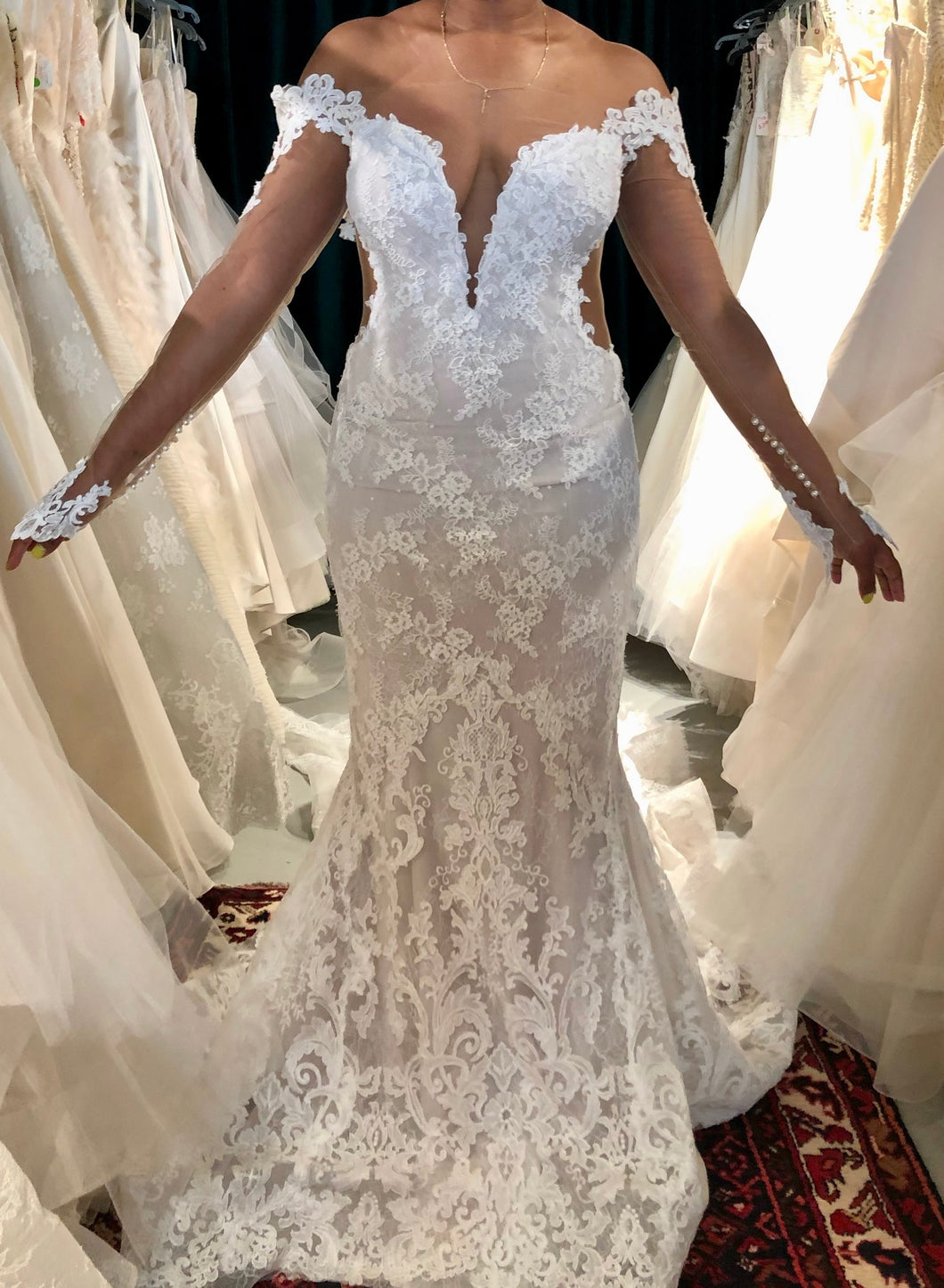 Ines Di Santo 'N/A' wedding dress size-12 SAMPLE