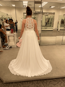 David's Bridal 'WG4032' wedding dress size-08 NEW