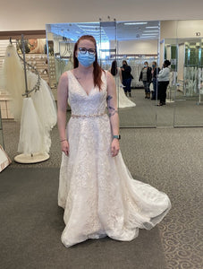 Oleg Cassini 'CWG792' wedding dress size-04 NEW