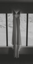 Load image into Gallery viewer, Sarah Seven &#39;Custom&#39; size 0 used wedding dress front view on hanger
