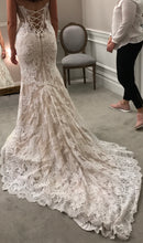 Load image into Gallery viewer, Pnina Tornai &#39;Sheath 4348A&#39; size 4 used wedding dress back view on bride
