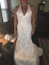 Load image into Gallery viewer, Moonlight &#39;6544&#39; size 10 new wedding dress front view on bride
