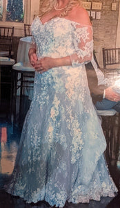  'SP2038B' wedding dress size-12 PREOWNED