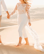 Load image into Gallery viewer, Rime Arodaky &#39;Patsy Jumpsuit &#39; wedding dress size-04 PREOWNED
