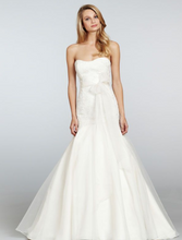 Load image into Gallery viewer, Jim Hjelm &#39;Blush by Hayley Paige&#39; size 8 new wedding dress front view on model
