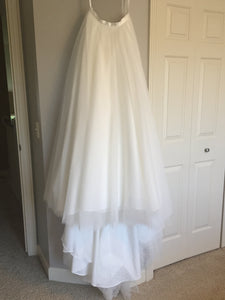 Allure Bridals '2010' size 2 new wedding dress front view on hanger