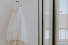 Load image into Gallery viewer, Jenny Yoo &#39;Georgeanne&#39; size 14 used wedding dress front view on hanger
