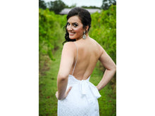 Load image into Gallery viewer, Alfred Angelo &#39;8528&#39; size 8 used wedding dress back view on bride
