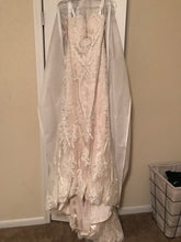 Load image into Gallery viewer, Leggenda Bridal &#39;Strapless&#39; size 4 new wedding dress back view on hanger

