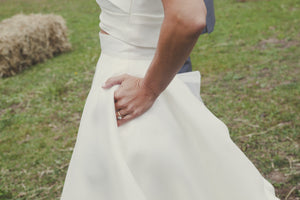 Monique Lhuillier 'Cody Bandeau and Cody Skirt' - Monique Lhuillier - Nearly Newlywed Bridal Boutique - 5