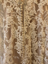 Load image into Gallery viewer, Madison James &#39;12&#39; size 8 used wedding dress view of fabric
