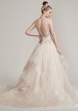 Load image into Gallery viewer, Sottero and Midgley &#39;Amelie&#39; size 8 new wedding dress back view on model
