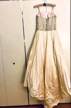 Load image into Gallery viewer, Private Collection &#39;Rahmanian Haute Couture&#39; size 8 used wedding dress back view on hanger
