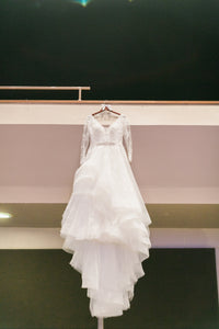 Essence of Australia '2186' size 10 new wedding dress front view on hanger