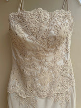 Load image into Gallery viewer, Helen Morley &#39;Antique Lace Strapless Fit to Flare&#39;
