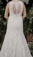 Load image into Gallery viewer, Eddy K &#39;1021&#39; size 12 used wedding dress back view on bride
