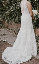 Load image into Gallery viewer, Eddy K &#39;1021&#39; size 12 used wedding dress side view on bride
