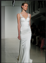 Load image into Gallery viewer, Kenneth Pool &#39;Celia&#39; size 14 new wedding dress front view on model
