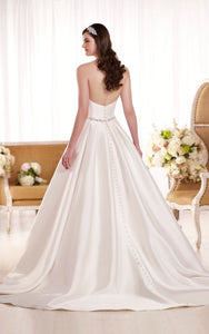 Essence of Australia 'D1875' size 6 new wedding dress back view on model