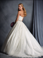 Load image into Gallery viewer, Alfred Angelo &#39;2492&#39; size 10 new wedding dress back view on model

