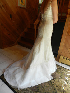 Agnes 'Lace and Satin' - Agnes - Nearly Newlywed Bridal Boutique - 3