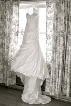 Load image into Gallery viewer, Maggie Sottero &#39;Adeline Marie&#39; size 6 used wedding dress front view on hanger

