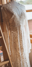 Load image into Gallery viewer, Rue De Seine &#39;Payton&#39; size 6 used wedding dress front view on hanger
