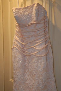 Impression Bridal 'Zurc' size 10 used wedding dress front view close up