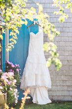 Load image into Gallery viewer, Tara Keely &#39;2206&#39; size 2 used wedding dress front view on hanger
