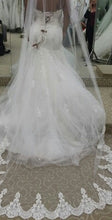 Load image into Gallery viewer, Demetrios &#39;7521&#39; size 18 new wedding dress back view on bride
