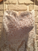 Load image into Gallery viewer, Anne Barge &#39;617&#39; size 8 new wedding dress front view close up on hanger
