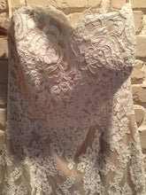 Load image into Gallery viewer, Anne Barge &#39;617&#39; size 6 new wedding dress front view on hanger

