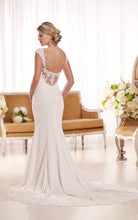 Load image into Gallery viewer, Essence of Australia &#39;1897&#39; size 10 new wedding dress back view on model
