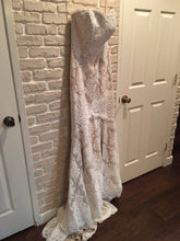 Load image into Gallery viewer, Anne Barge &#39;617&#39; size 8 new wedding dress side view on hanger
