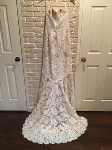 Anne Barge '617' size 8 new wedding dress back view on hanger