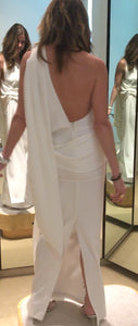 Tom Ford 'Couture' size 4 used wedding dress back view on bride
