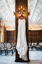 Load image into Gallery viewer, Sottero and Midgley &#39;Celine&#39; size 4 used wedding dress front view on hanger
