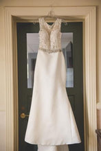 Load image into Gallery viewer, Cristiano Lucci &#39;12937&#39; size 4 used wedding dress front view on hanger
