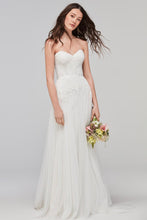 Load image into Gallery viewer, Watters &#39;Lupine&#39; size 6 new wedding dress front view on model
