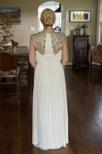 Catherine Deane 'Mona' size 8 sample wedding dress back view of dress