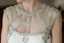 Load image into Gallery viewer, Catherine Deane &#39;Mona&#39; size 8 sample wedding dress front view close up on bride
