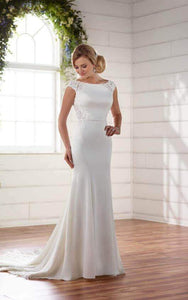 Essence of Australia '2238' size 6 new wedding dress front view on  model